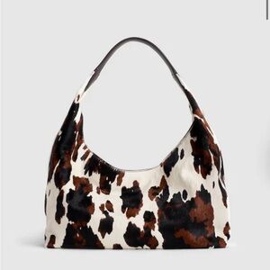 Madewell Mylie Shoulder Bag Cow Print